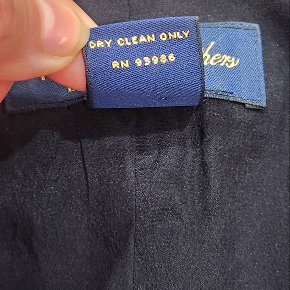 Brooks Brothers‎ Italian Midi Dress Silk Linen Blend Sleeveless Size 8 Gray - Picture 7 of 8